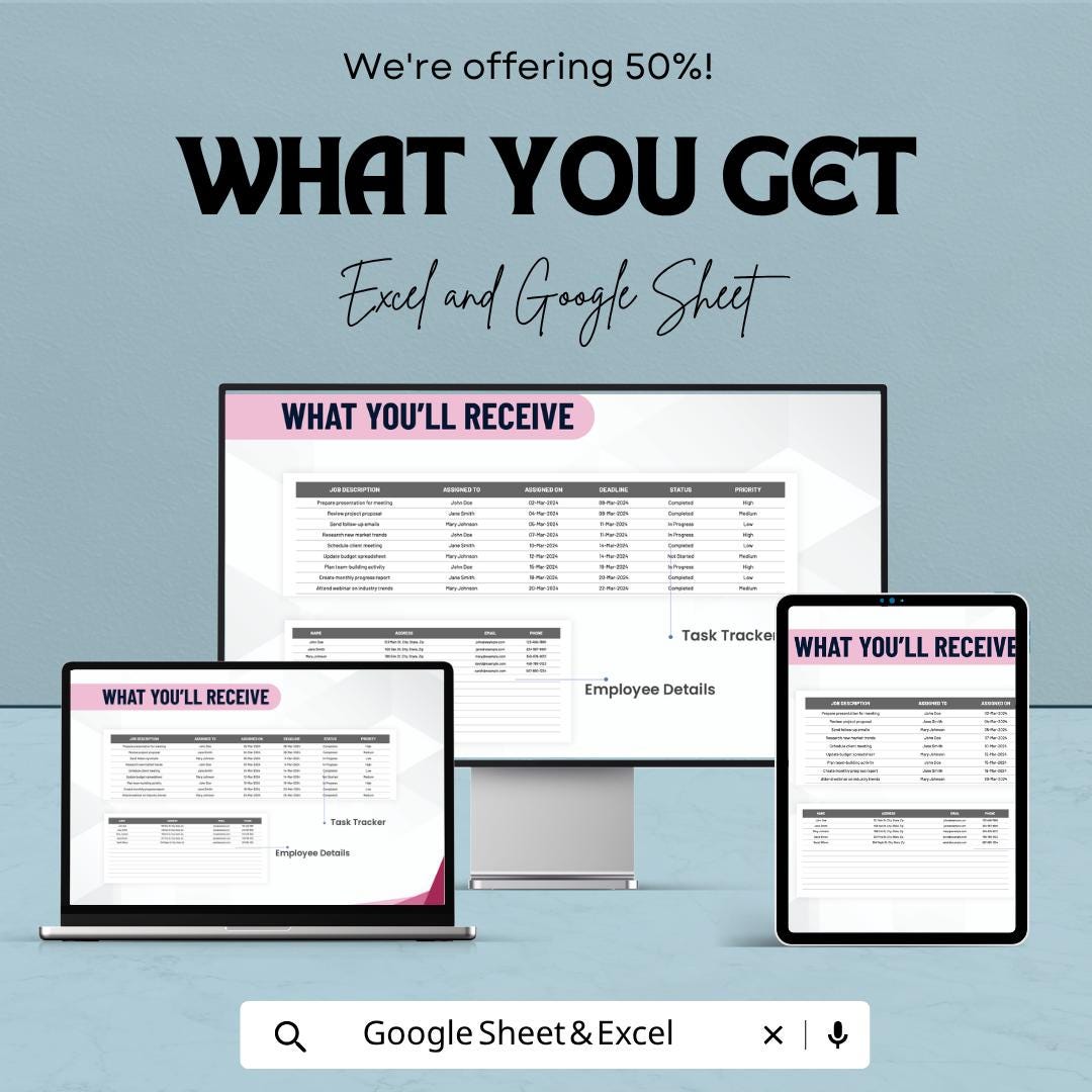 Team To Do List Template | Team Task Tracker Spreadsheet | Project Collaboration Planner | Employee Task Management Sheet |