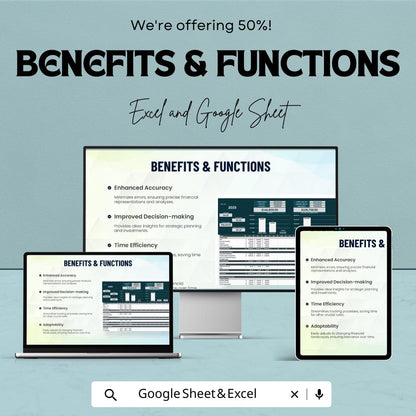 Finance Dynamic Balance Sheet Template | Financial Statement Spreadsheet | Assets & Liabilities Tracker | Business Finance Tool