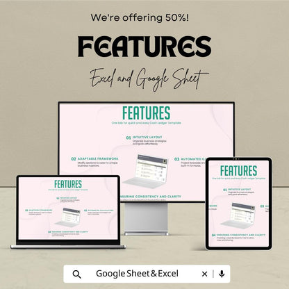 Cash Ledger Template | Cash Book Tracker | Debit Credit Log | Business Finance Template | Cash Flow Ledger | Accounting Spreadsheet