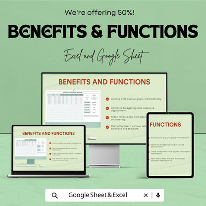 Financial Investment Tracking Template | Investment Log, Portfolio Tracker, Gain Loss Calculator, Finance Tracking Template