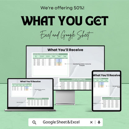 Sales Deal Renegotiation Outcome Analysis Template | Negotiation Results Tracker | Contract Renegotiation Dashboard