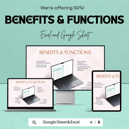 Small Business Startup Budget Template | Startup Budget Spreadsheet | Business Budget Planner | Excel & Google Sheets |
