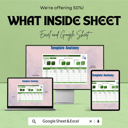 Home Budget Planner Template | Monthly Expense Tracker | Personal Finance Spreadsheet | Excel and Google Sheets Budget Organizer