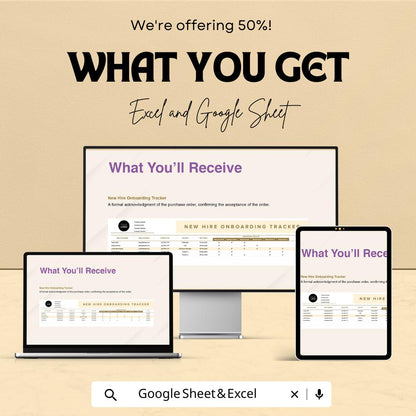 New Hire Onboarding Tracker HR Sheet | Google Sheet | Employee Onboarding Checklist | HR Onboarding Template | Employee Details Tracker