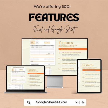 Expense Reimbursement Template | Expense Claim Form | Employee Expense Tracker | Excel and Google Sheets Reimbursement Tracker