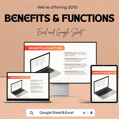 Expense Allocation and Analysis Template | Excel & Google Sheets | Expense Tracker Dashboard | Budget Allocation Spreadsheet