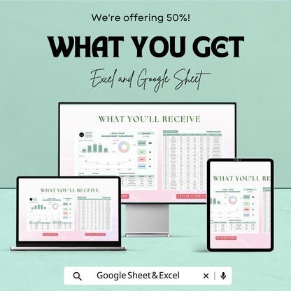 Legal Case Management Dashboard Sheet | Google Sheets Template for Case Tracking | Legal Case Overview | Task & Deadline Management