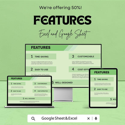 IT Departmental Budget Template | IT Department Budget Spreadsheet | Excel & Google Sheets Budget Planner | IT Financial Planning Tool