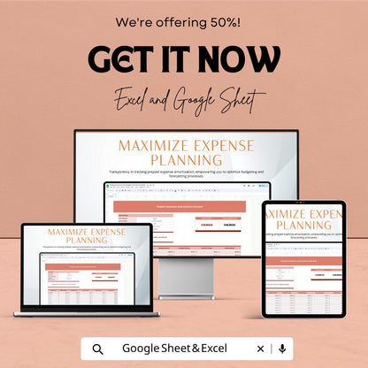 Prepaid Insurance Amortization Schedule Template | Expense Amortization Spreadsheet | Accounting Template | Prepaid Expense Tracker