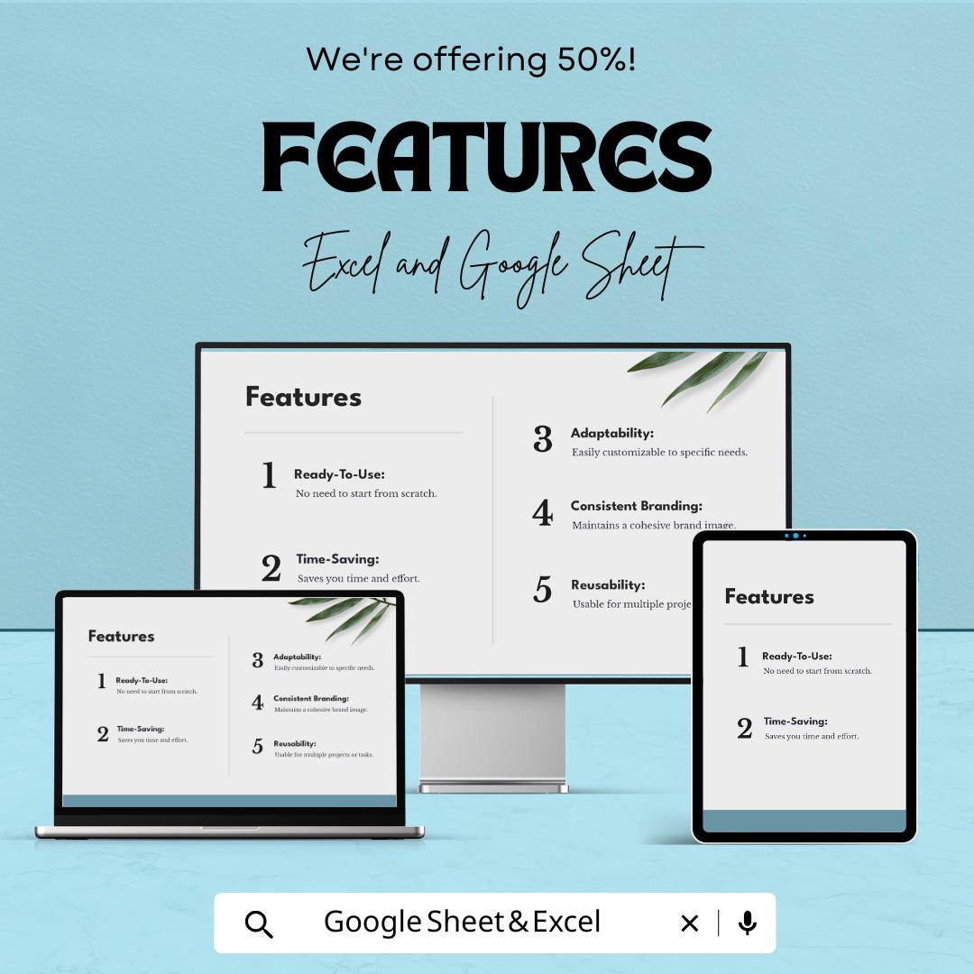 Cash Receipt Sheet for Excel & Google Sheets – Payment Acknowledgment, Printable Receipt Template, Customizable Cash Receipt, 50% Off