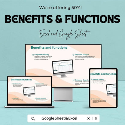 Monthly Bookkeeping Template | Small Business Accounting Spreadsheet  | Income Expense Tracker | Bookkeeping Log | Financial Record Template