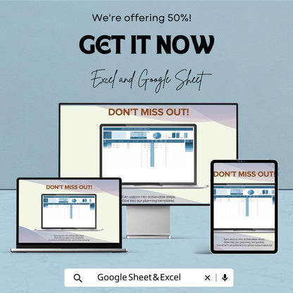 Project Portfolio Management Sheet - Excel and Google Sheets Template for Tracking, Budgeting & Reporting