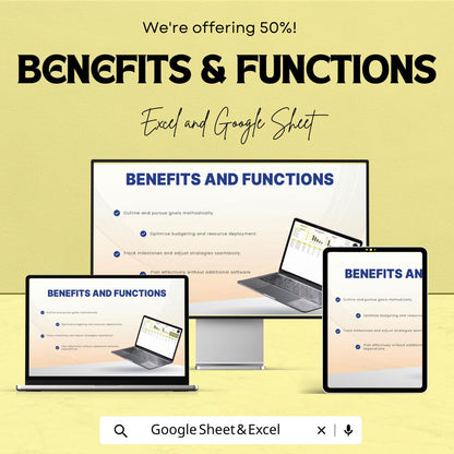 Marketing Video Content Analytics Sheet | Track CTR and Engagement | Excel & Google Sheets Template