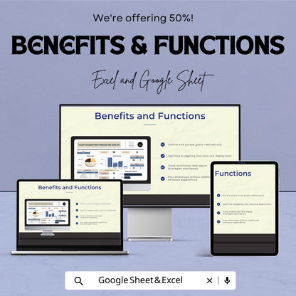 Talent Acquisition Forecasting Tool HR Template | Hiring & Workforce Planning Dashboard | Excel And Google Sheets Recruitment Tracker