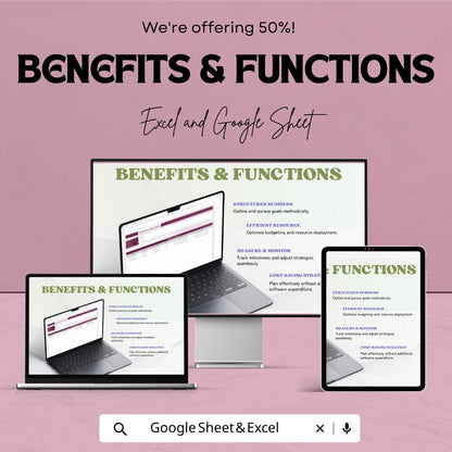 Competitive Analysis Report Template | Market Research Spreadsheet | Competitor Tracking Report | Business Strategy Template |