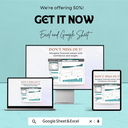 Break Even Analysis Template | Excel and Google Sheets Financial Dashboard | Profit and Loss Calculator | Business Cost and Pricing Planner