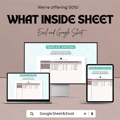 2024 Administration Social Media Content Planner | Excel & Google Sheet Template | Digital Marketing Calendar | Content Strategy Organizer