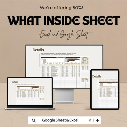 Item Unit Cost Tracker Template, Excel & Google Sheets, Inventory Cost Spreadsheet, Product Price Tracker, Vendor Cost Comparison