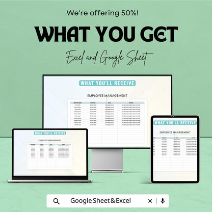 Customer Service Resource Allocation Template | Call Center Staffing Spreadsheet | Workforce Planning Tool | Excel & Google Sheets