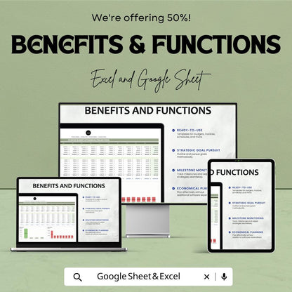 Startup Budget and Financial Projections Template | Excel & Google Sheets | Startup Planner, Business Forecast, Expense Tracker