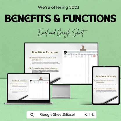 Diversity Hiring Tracking Sheet HR Template | Excel & Google Sheets | Inclusive Recruitment Tracker | HR Hiring Dashboard