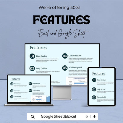 IT Financial Cash Flow Forecast Template | IT Cash Flow Spreadsheet | Technology Budget Planner | Excel & Google Sheets | Business Financial