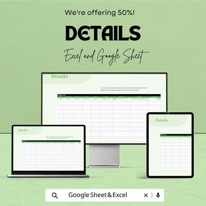 IT Audit Budget Template | Internal Audit Budget Spreadsheet | Audit Planning Excel | IT Audit Tracker | Google Sheets Budget Template