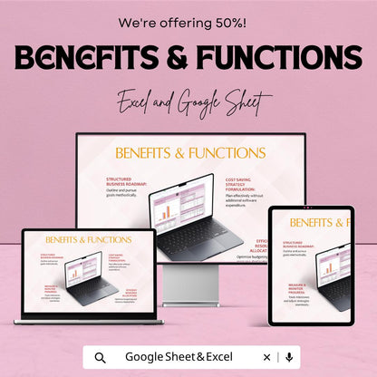 Company Monthly Budget Template | Business Budget Spreadsheet | Financial Tracker Template | Small Business Finance Planner