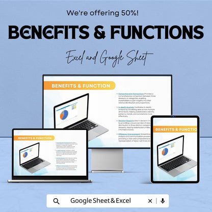 Triple Pie Chart Template | Editable Data Visualization Dashboard | Statistical Comparison Chart | Business Analytics Template