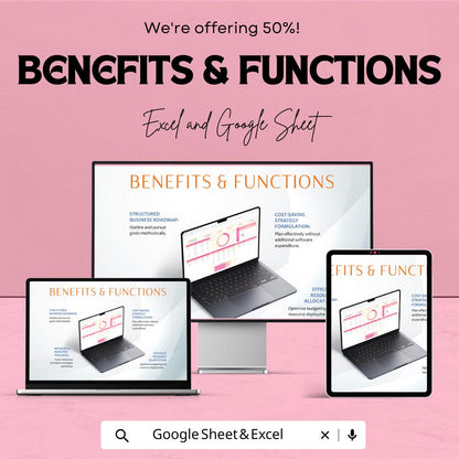 Cashflow Forecast Budget Template | Excel & Google Sheets | Cash Flow Planner | Budget Tracker Spreadsheet