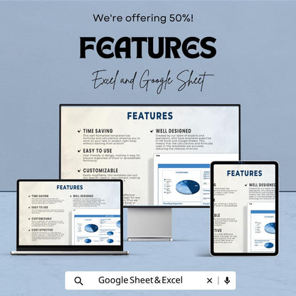 Pie Chart Template | Data Visualization Spreadsheet | Analytics Dashboard Template | Excel & Google Sheets | Business Reporting Sheet |