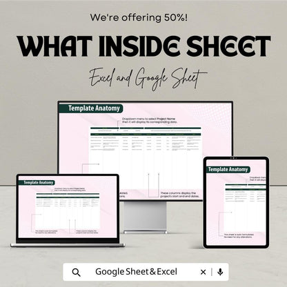 Plan Operation Sheet - Excel & Google Sheets Template for Efficient Planning and Management
