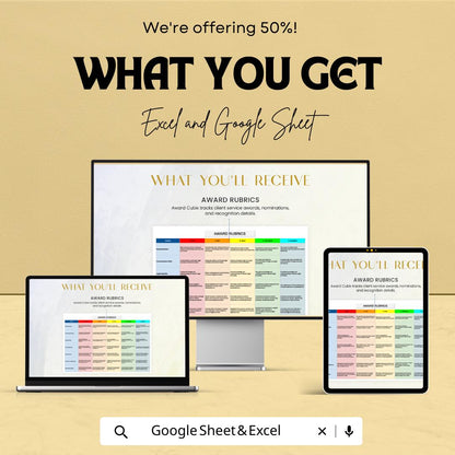 Legal Client Service Award Tracking Template, Law Firm Recognition Tracker, Attorney Performance Sheet, Excel Google Sheets Legal Dashboard