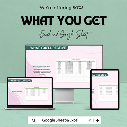 Finance Audit Evidence Compilation Template | Audit Documentation Sheet | Compliance Tracking Template | Financial Audit Workbook