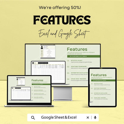 Training ROI & Impact Calculator HR Template | Employee Training Roi Tracker | HR Analytics Excel and Google Sheets