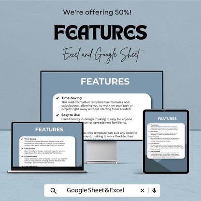 Quotation Format Template | Excel & Google Sheets | Business Quotation Sheet | Editable Price Quote Template | Instant Download