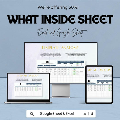 Administration Time Off Request Tracker Template | PTO Tracker Spreadsheet | Employee Leave Management | Excel & Google Sheets