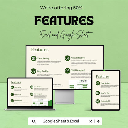 IT Spend Analysis Sheet Template | Excel and Google Sheets | IT Budget & Expense Tracking Dashboard