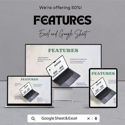 Email Marketing A/B Testing Result Analyzer Template,  Campaign Comparison, Email Performance Tracker, Split Test Spreadsheet