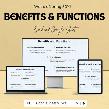 Masonry Estimate Template Excel | Contractor Estimate Sheet | Construction Cost Estimator | Brick & Stone Quote Template | Google Sheets