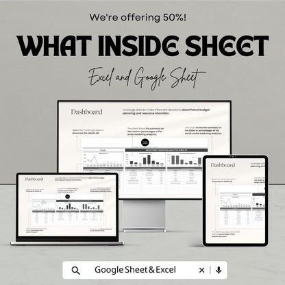 Recruitment Marketing Analytics Sheet HR Template | HR Dashboard Excel Google Sheet | Recruitment KPI Tracker | Recruitment Metrics Template