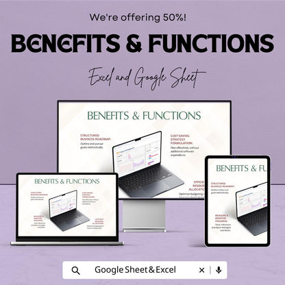 KPI Project Management Sheet | Excel and Google Sheets Dashboard | Task, Budget & Expense Tracker | Business Metrics and Strategy Planner
