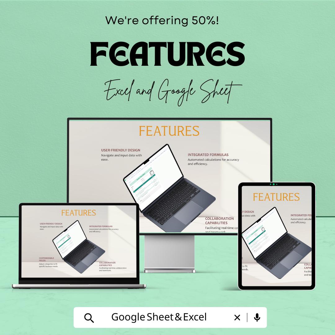 Task Checklist Sheet | Google Sheets & Excel Template | To-Do List | Task Tracker | Project Organizer | Editable Checklist Form
