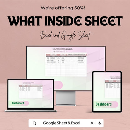 Periodic Maintenance Schedule Sheet - Google Sheets Template - Track Equipment, Service Dates & Maintenance Tasks - Customizable Planner
