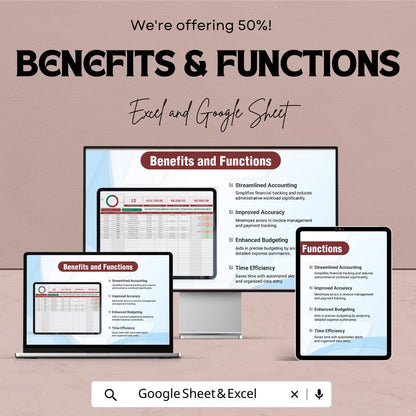 Advertising Media Invoice Tracking Spreadsheet Template  | Ad Invoice Tracker | Media Spend Dashboard | Marketing Payment Tracker
