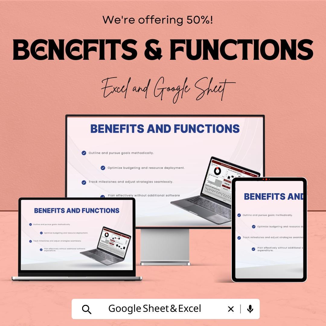 Trading Dashboard Sheet - Excel and Google Sheet for Profit & Loss, Trade Tracking, Investment Analysis - Financial Dashboard Template