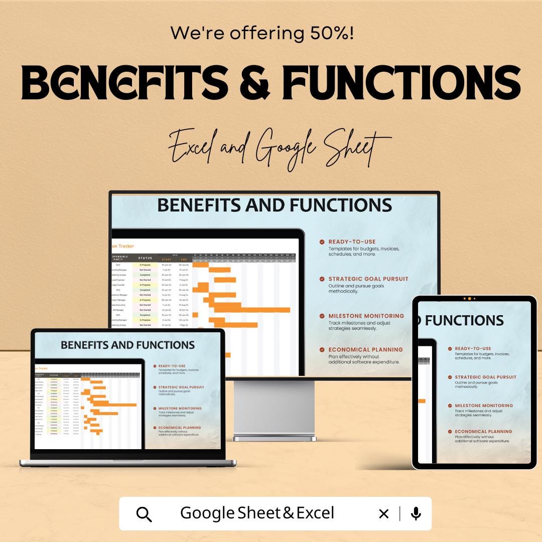 Startup Workflow Automation Tracker Template | Excel & Google Sheets Process Tracker | Business Automation Spreadsheet