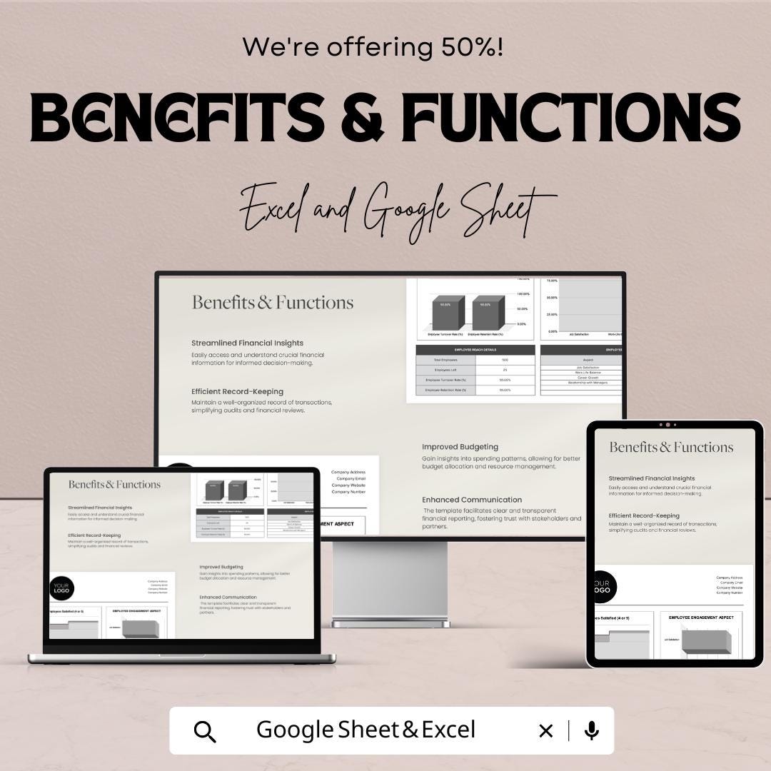 Job Ad Reach and Engagement Tracker HR Template | Recruitment Analytics Dashboard | Excel & Google Sheets