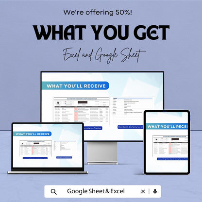 Accounting Standards Compliance Tracker Template | Accounting Compliance Checklist | Audit & Standards Tracking Tool