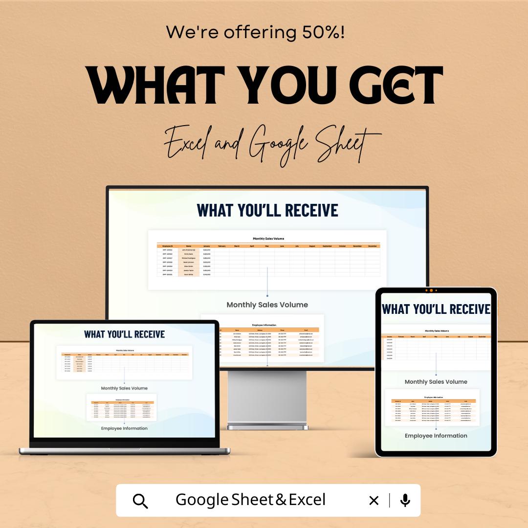 Sales Commission Forecast Model Template | Excel & Google Sheets Commission Calculator | Sales Earnings Forecast | Rep Commission Tracker